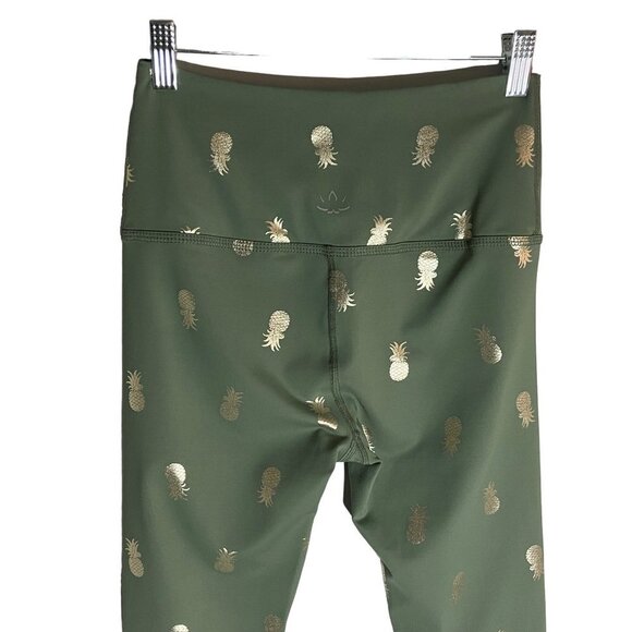 Beyond Yoga Metallic Pineapple Print Leggings-sz Small - Picture 5 of 6